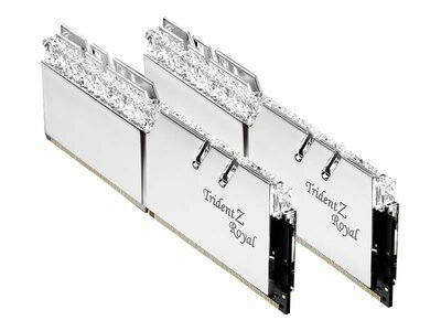 G.Skill 64GB 4000MHz DDR4 Trident Z Royal Kit 2x32GB CL18 1.4V Silver - F4-4000C18D-64GTRS