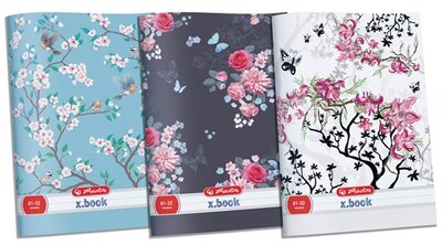 Herlitz Ladylike A4 kockás füzet