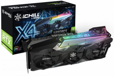 Inno3D GeForce RTX 3080Ti 12GB GDDR6X iCHILL X4 HDMI 3xDP RGB - C308T4-126XX-1810VA36