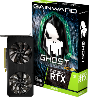 Gainward GeForce RTX 3060Ti 8GB GDDR6 Ghost OC LHR HDMI 3xDP - 471056224-2294