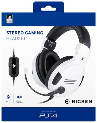 Stereo Gaming Headset V3 Fehér (PS4)