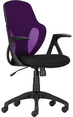 Antares Madison mesh fekete/net lila hálós irodai szék