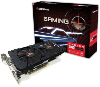 Biostar AMD RAdeon RX 580 8GB GDDR5 DVI HDMI DP - VA5805RV82