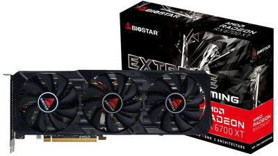 Biostar AMD Radeon RX 6700XT 12GB GDDR6 HDMI DP - VA67T6TML9