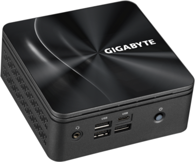 GIGABYTE PC BRIX, AMD Ryzen R7-4700U 4.1GHz, HDMI, MiniDisplayport, LAN, WIFI, BT, COM, 2,5" HDD hely, 7xUSB 3.2
