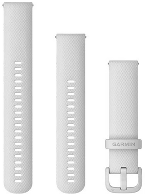 Garmin Quick Release fehér szilikon óraszíj 20mm (010-13021-01)