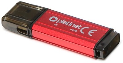 PLATINET Pendrive 64GB, V-Depo, USB 2.0, piros