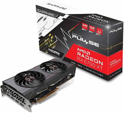 Sapphire AMD Radeon RX 6700XT 12GB GDDR6 PULSE OC HDMI 3xDP - 11306-05-20G