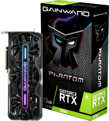 Gainward GeForce RTX3080 10GB GDDR6X Phantom 10G LHR HDMI 3xDP - 471056224-2119LHR