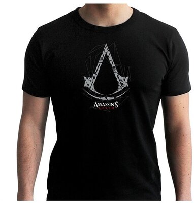 Assassin's Creed "Crest" fekete féri póló, M méret