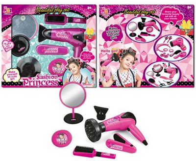 Magic Toys MDX Elektromos hajszárító készlet tükörrel és hajvasalóval (MKL526064)