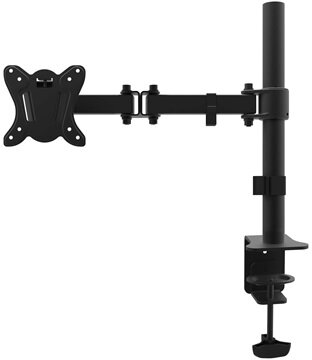 Equip Monitor Asztali konzol - 650151 (13"-32", 1 monitor, dönthető, forgatható, állítható magasság, Max.: 9kg, fekete)