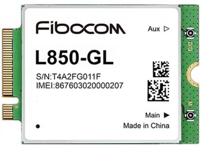 LENOVO ThinkPad Fibocom L850-GL CAT9 M.2 WWAN (L480, L570/80, P51s/52s, T480/s, T580, x280, x380 Yoga)