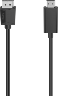 HAMA 200712, FIC DISPLAYPORT - HDMI KÁBEL 1,5M ULTRA HD,4K