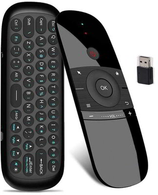 nBase W1 Air Mouse/Keyboard/Remote Black