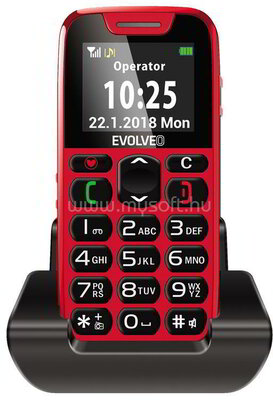 EVOLVEO EP-550 Red / Easy Phone