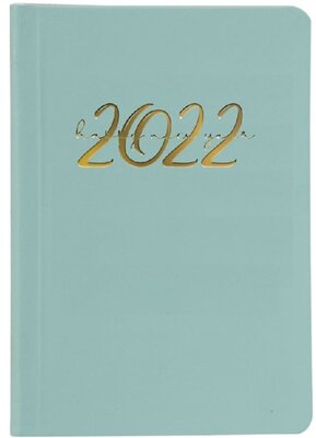 Kalendart Pastel 2022-es P022 B6 napi beosztású zöld határidőnapló
