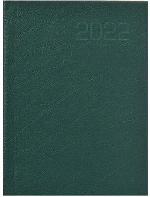 Kalendart Economic 2022-es E031 zöld mini zsebnaptár