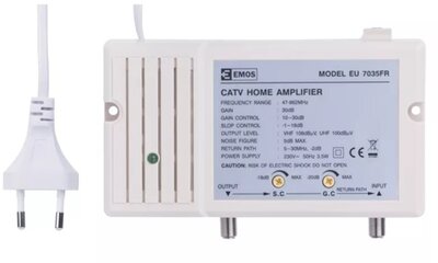 Emos J0337 EU7035FR szélessávú antenna erősítő