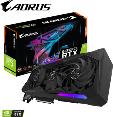 Gigabyte GeForce RTX 3070Ti 8GB GDDR6X AORUS Master 8G 3xHDMI 3xDP - GV-N307TAORUS M-8GD