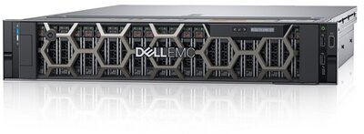 DELL EMC PowerEdge R740 rack szerver (16x2.5"), 1x10C S4210R 2.4GHz, 1x32GB, 1x480GB RI SSD; H750, iD9 En., (1+1).