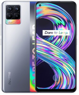 Realme 8 6,4" LTE 6/128GB DualSIM ezüst okostelefon
