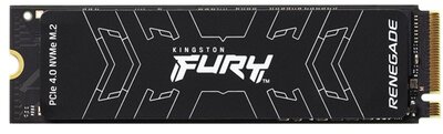 Kingston 500GB Fury Renegade PCIe 4.0 NVMe M.2 2280 SSD r:7000MB/s w:3900MB/s - SFYRS/500G