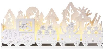 Emos DCWW19 vonat beltéri/meleg fehér/időzítős fa karácsonyi LED dekoráció