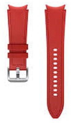 Samsung ET-SHR89LR Red Hibrid bőrszíj (46mm / 20mm M/L) / Watch4 Classic