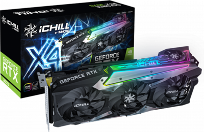INNO3D GeForce RTX 3070 8GB GDDR6 iChill X4 LHR HDMI 3xDP HDMI - C30704-08D6X-1710VA35H