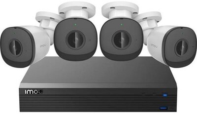 IMOU 4 db wifi 2 MP csőkamerával, F22A +1 db NVR, N14P, wifi IP kamera szett