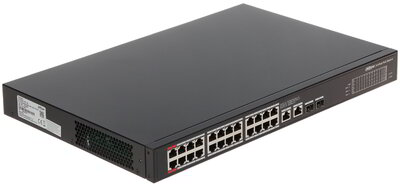 Dahua PoE switch - PFS3228-24GT-360 (24x 1Gbps at/af PoE + 2x SFP, 360W)