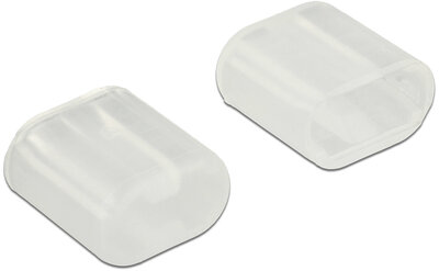 Delock Porvédő az Lightning dugó, 10 darab áttetsző