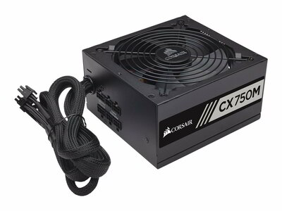 Corsair 750W CX-M Series CX750M Bronze Semi-Modular Low-Noise Power Supply - CP-9020222-EU