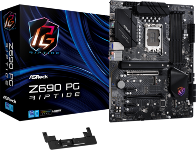 Asrock Z690 s1700 Z690 PG RIPTIDE 4xDDR4 8xSATA3 3xM.2 5xPCI-E 2.5Gbit LAN ATX