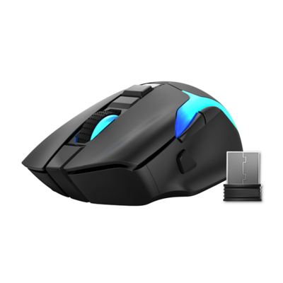 Marvo Egér Vezeték nélküli - M729W (Pixart 3212, 4800DPI, 7 gomb, LED, fekete)