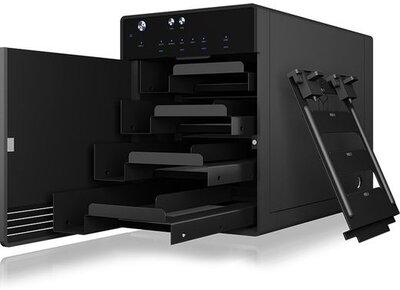 RAIDSONIC USB 3.1 Type-C™ SINGLE enclosure for 4x 2.5"/3.5" SATA HDDs/SSDs