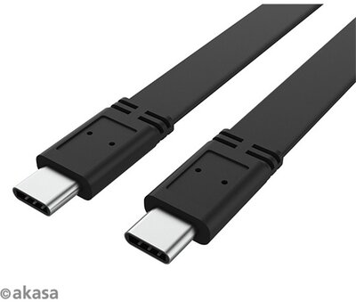 Akasa SuperSpeed USB 3.2 Gen 2x2 Type-C to Type-C Cable - 100cm - AK-CBUB60-10BK