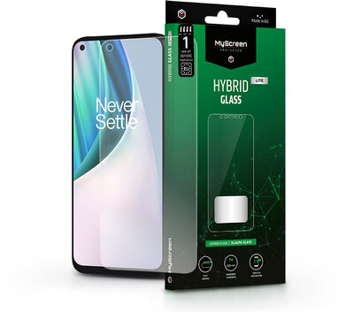 OnePlus Nord N10 5G rugalmas üveg képernyővédő fólia - MyScreen Protector Hybrid Glass Lite - transparent