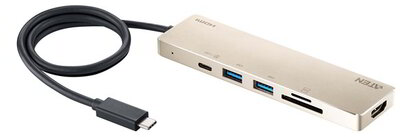 ATEN Mini Dokkoló USB-C Multiport Power Pass-Through