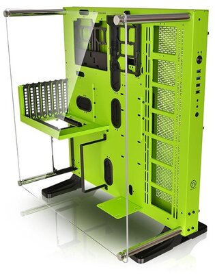 Thermaltake Core P5 Átlátszó Számítógépház - Zöld