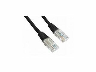 Gembird UTP kat.5e RJ45 patch kábel, 0.25m, fekete