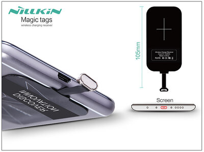 Nillkin Magic Tags Qi adapter vezeték nélküli töltő állomáshoz Micro USB B típusú