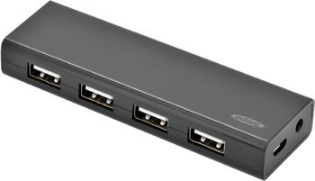 Ednet 85137 USB 2.0 HUB (4 port) fekete
