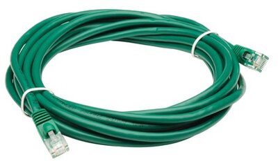 RJ45 CAT6 UTP M/M adatkábel 0.5m LSOH zöld