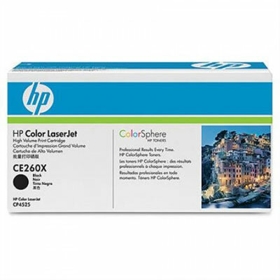 HP CE260X fekete nagykapacítású toner