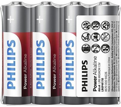 Philips LR6P4F/10 ELEM POWER ALKALI AA 4-FÓLIACSOMAG