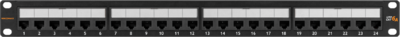 NIKOMAX Patch panel UTP, CAT6a, 24 portos, szerszámmal szerelhető, 1U