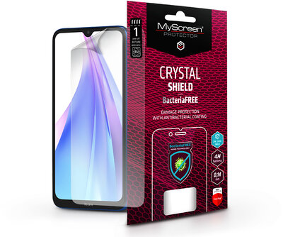 Xiaomi Redmi Note 8T képernyővédő fólia - MyScreen Protector Crystal Shield BacteriaFree - 1 db/csomag - transparent