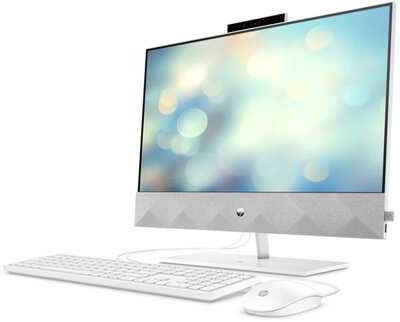HP Pavilion AIO 27-d1002nn, 27" QHD AG, Core i5-11500T, 8GB, 512GB SSD, Nvidia GeForce MX350 4GB, Win 10, fehér